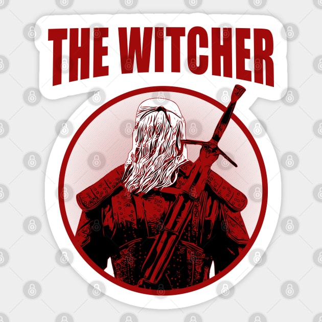 The Witcher Sticker by ActiveNerd